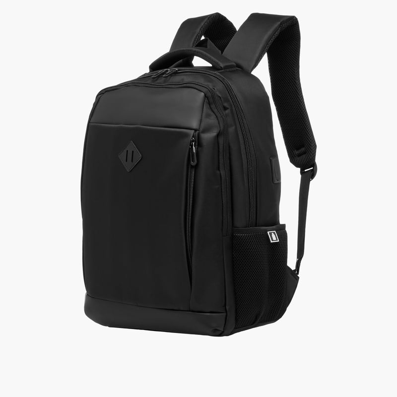 LIFESTYLE Tech Solid Black Backpack for Men - Image 4